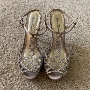 Lulu Townsend Rhinestone Platform Heel | 10M